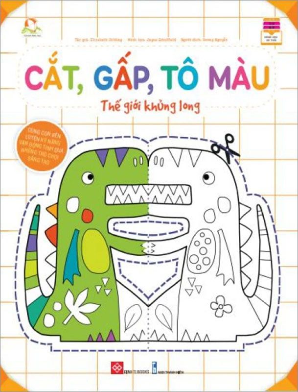 Cắt, Gấp, Tô Màu Thế Giới Khủng Long