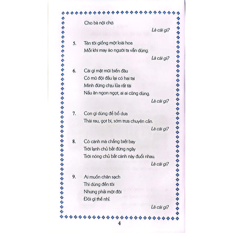 Câu Đố Dân Gian Việt Nam