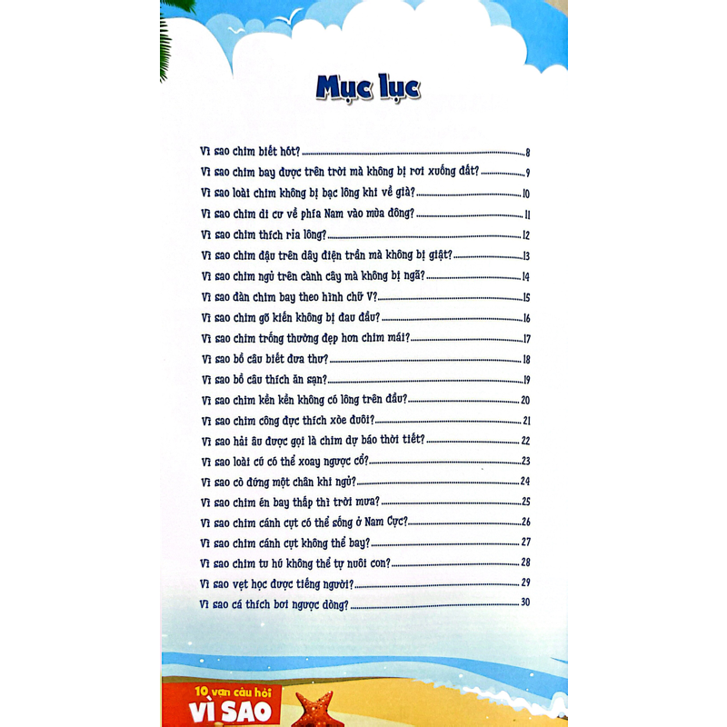 Bách Khoa Toàn Thư Dành Cho Trẻ Em - 10 Vạn Câu Hỏi Vì Sao? - Bí Ẩn Về Loài Chim, Động Vật Dưới Biển Và Đại Dương (Tái Bản 2025)