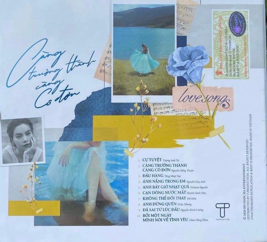 CD Hồ Ngọc Hà - Love Song 4 - Càng Trưởng Thành Càng Cô Đơn
