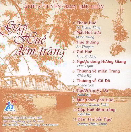 CD album Thu Hiền - Gặp Huế đêm trăng (HPT)