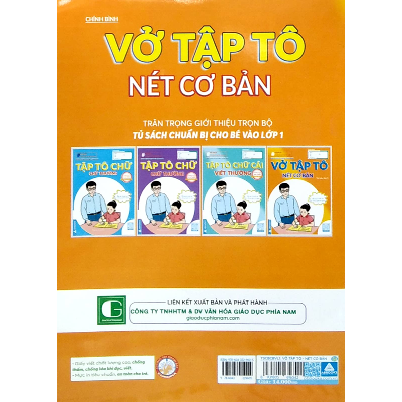 Tủ Sách Chuẩn Bị Cho Bé Vào Lớp 1 - Vở Tập Tô Nét Cơ Bản