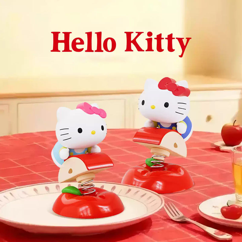 Moetch Mô Hình Hello Kitty - Cute Bunny Apple Wobble Mb40