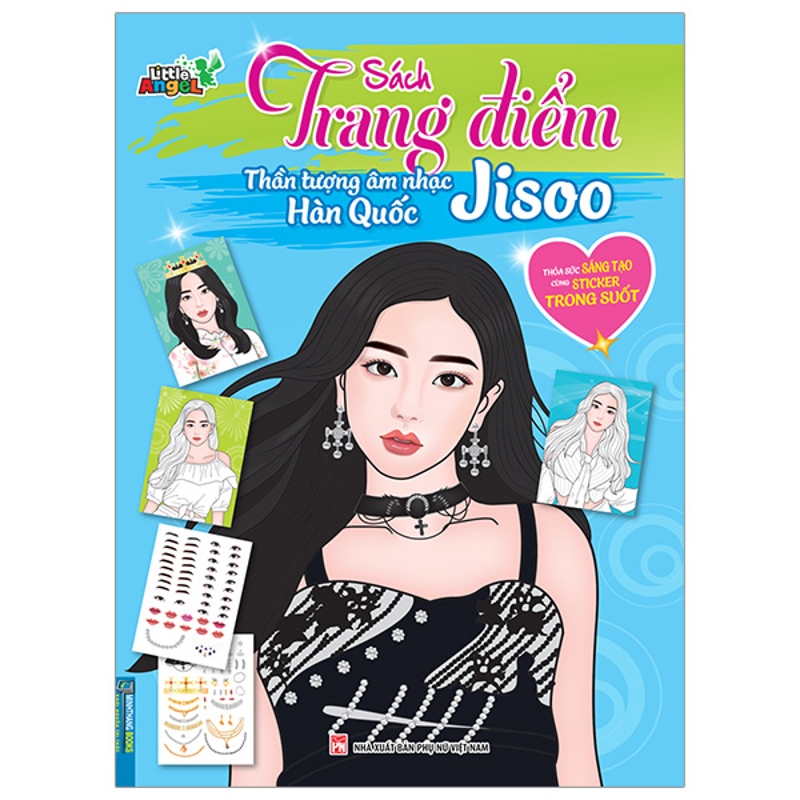 Sách Trang Điểm Jisoo - Thỏa Sức Sáng Tạo Sticker Trong Suốt