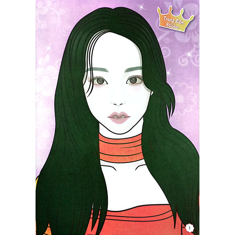 Sách Trang Điểm Jisoo - Thỏa Sức Sáng Tạo Sticker Trong Suốt