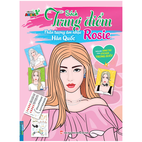 Trang Điểm Thần Tượng Âm Nhạc Hàn Quốc - Rosie - Thỏa Sức Sáng Tạo Cùng Sticker Trong Suốt