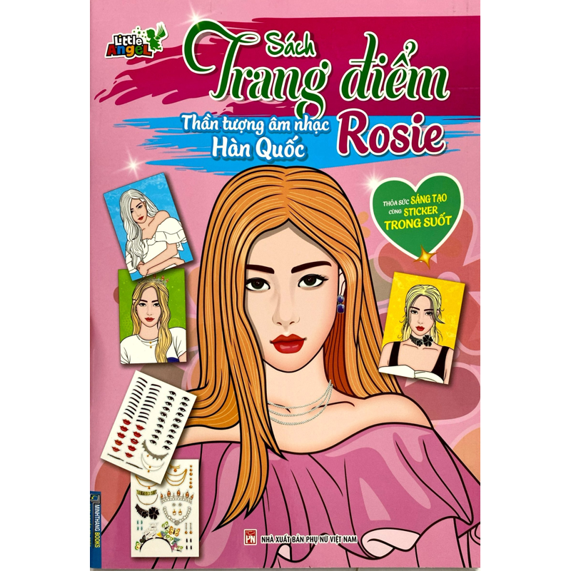 Trang Điểm Thần Tượng Âm Nhạc Hàn Quốc - Rosie - Thỏa Sức Sáng Tạo Cùng Sticker Trong Suốt