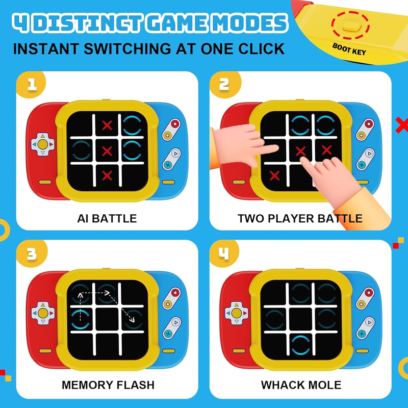 Champion Games Đồ Chơi Tic-Tac-Toe 2 Trong 1