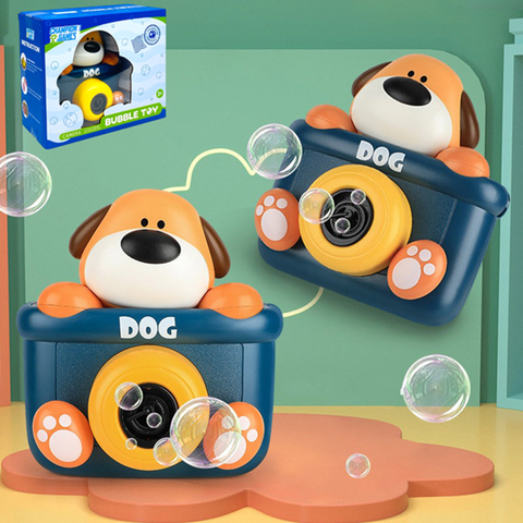 Champion Games Máy Ảnh Phun Bong Bóng Chó Con