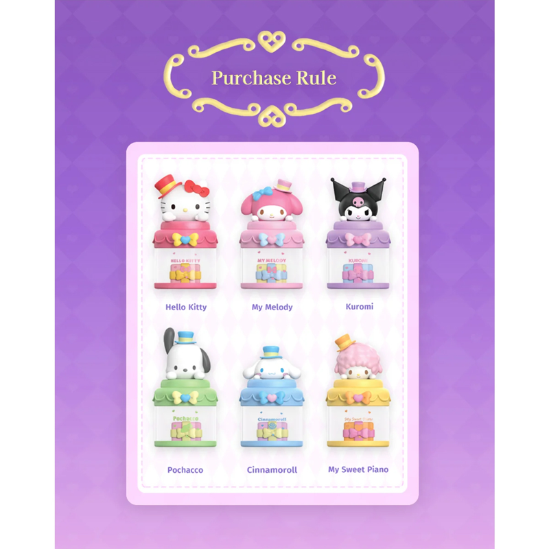Mô Hình Trang Trí - Sanrio Characters - Surprise Magic Jar Blind Box - Moetch - MM77 (Giao Mẫu Ngẫu Nhiên)