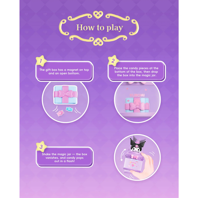 Mô Hình Trang Trí - Sanrio Characters - Surprise Magic Jar Blind Box - Moetch - MM77 (Giao Mẫu Ngẫu Nhiên)