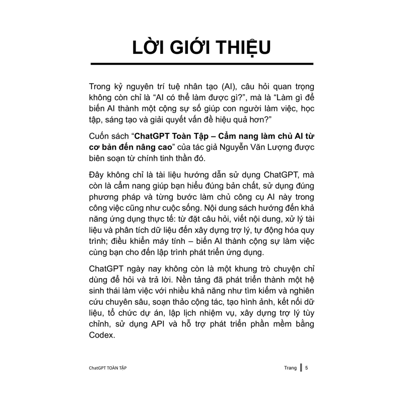 Chat GPT Toàn Tập - Làm Chủ Ai Từ Cơ Bản Đến Nâng Cao