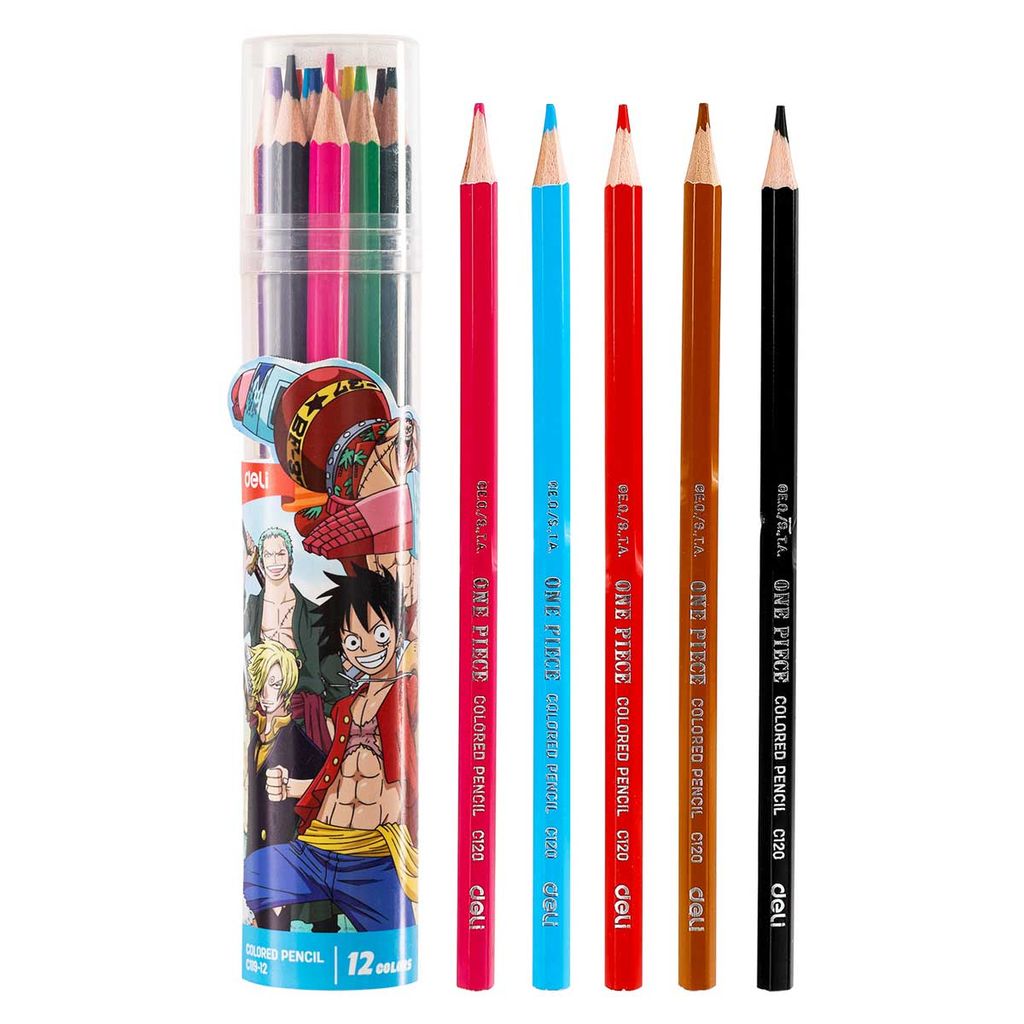 Deli Hộp Bút Chì 12 Màu One Piece CC119-12