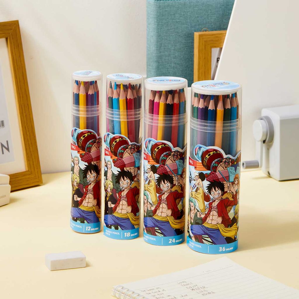 Deli Hộp Bút Chì 24 Màu One Piece CC119-24