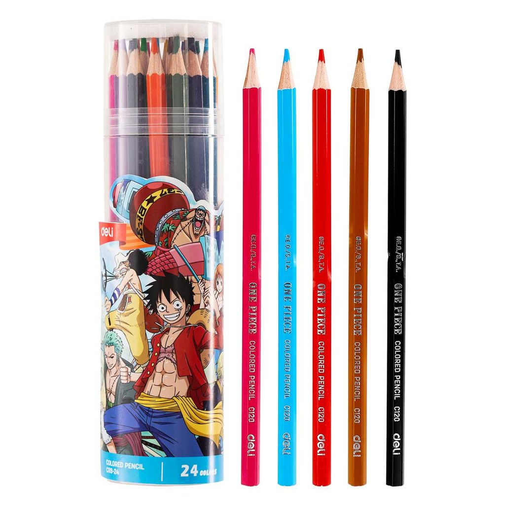 Deli Hộp Bút Chì 24 Màu One Piece CC119-24
