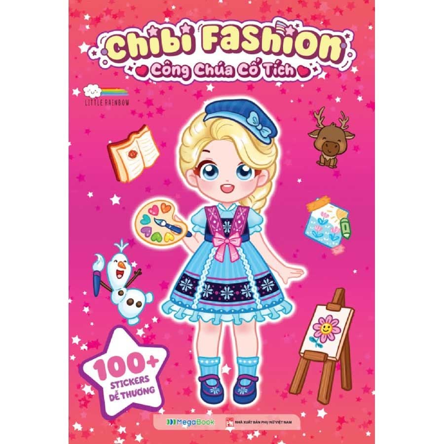 Chibi Fashion - Công Chúa Cổ Tích: 100+ Stickers Dễ Thương