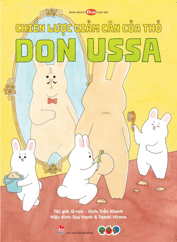 Tranh Truyện Ehon Nhật Bản -  Chiến Lược Giảm Cân Của Thỏ Don Ussa