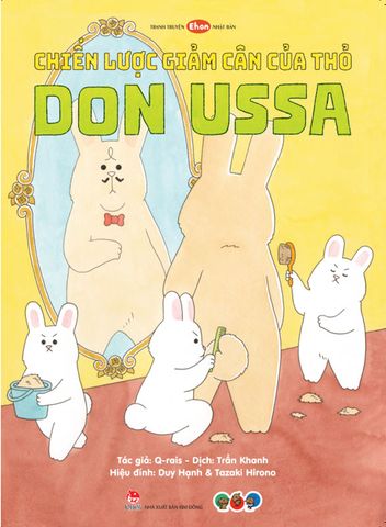 Tranh Truyện Ehon Nhật Bản -  Chiến Lược Giảm Cân Của Thỏ Don Ussa