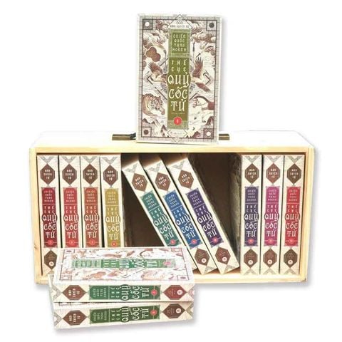 Boxset Chiến Quốc Tung Hoành - Thế Cục Quỷ Cốc Tử (Ấn phẩm Hộp gỗ trọn bộ 13 tập)