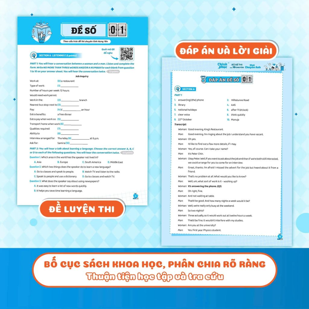 Chinh Phục Bộ Đề Thi Vào 10 Chuyên Khối Chuyên Anh