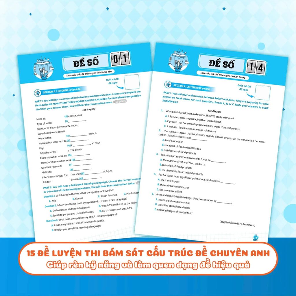 Chinh Phục Bộ Đề Thi Vào 10 Chuyên Khối Chuyên Anh
