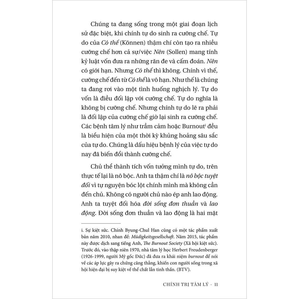 Chính Trị Tâm Lý - Chủ Nghĩa Tân Tự Do Và Các Kỹ Thuật Quyền Lực Mới