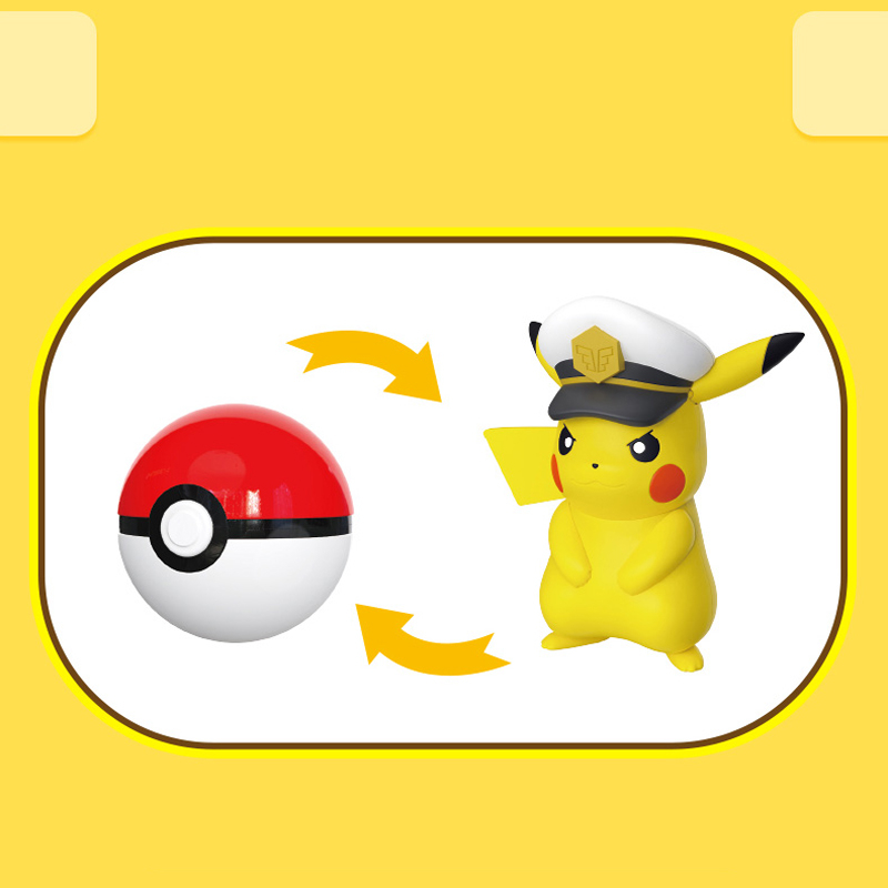 Pokemon Toys Đồ Chơi Bóng Pokemon Biến Hình: Captain Pikachu ZC9015E