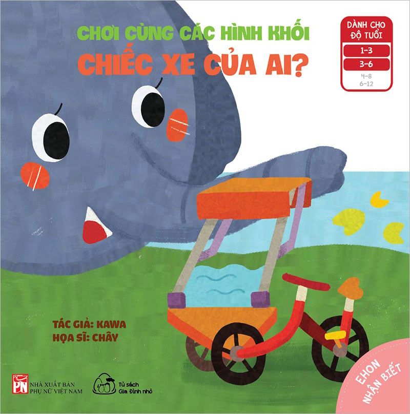 Ehon Nhận Biết - Chơi Cùng Các Hình Khối - Chiếc Xe Của Ai?