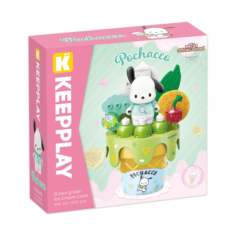 Đồ Chơi Lắp Ráp Keepplay Sanrio Cone- Pochocco K20846