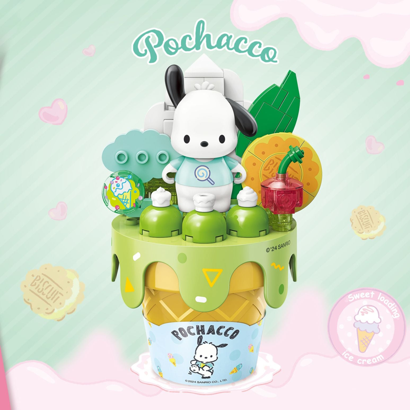 Đồ Chơi Lắp Ráp Keepplay Sanrio Cone- Pochocco K20846