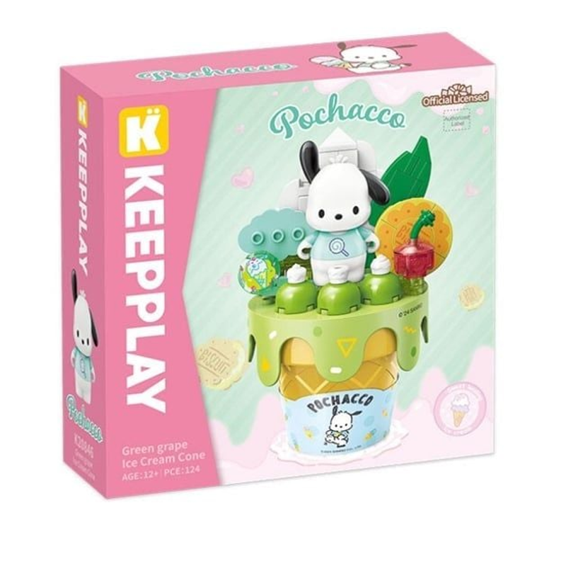 Đồ Chơi Lắp Ráp Keepplay Sanrio Cone- Pochocco K20846