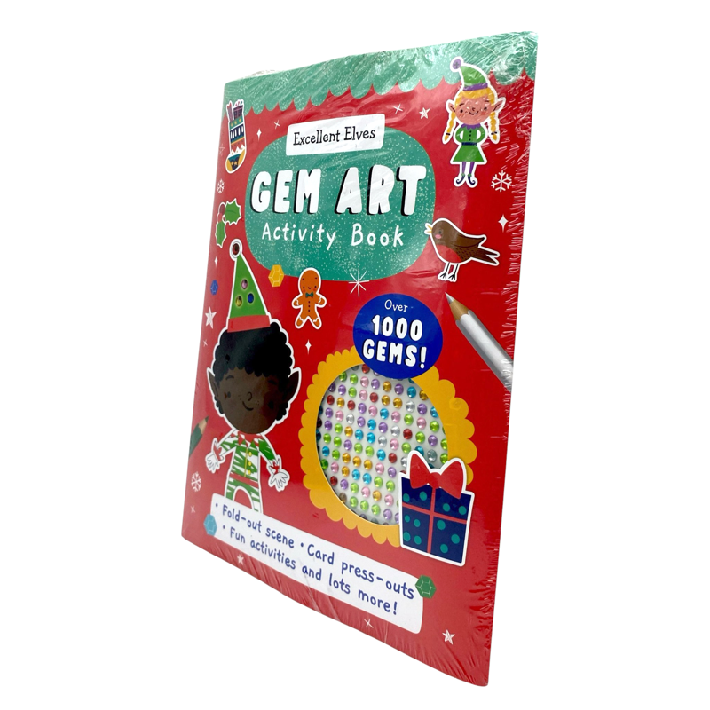 Christmas Gem Sticker Activity Book - Elves