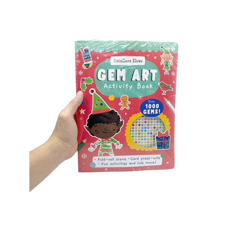 Christmas Gem Sticker Activity Book - Elves