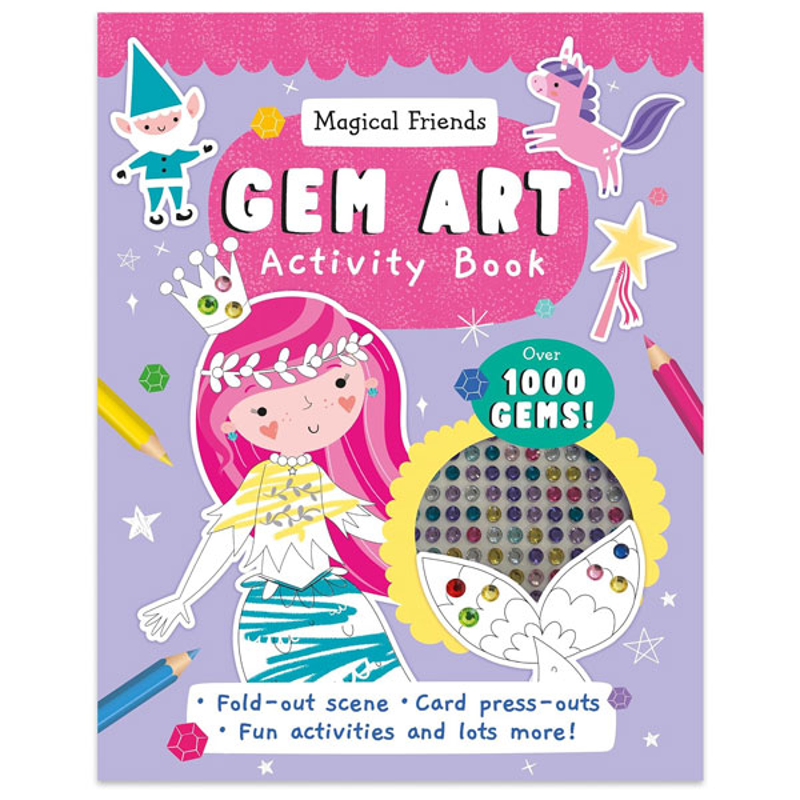 Christmas Gem Sticker Activity Book - Elves