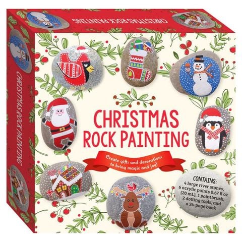 Christmas Rock Painting