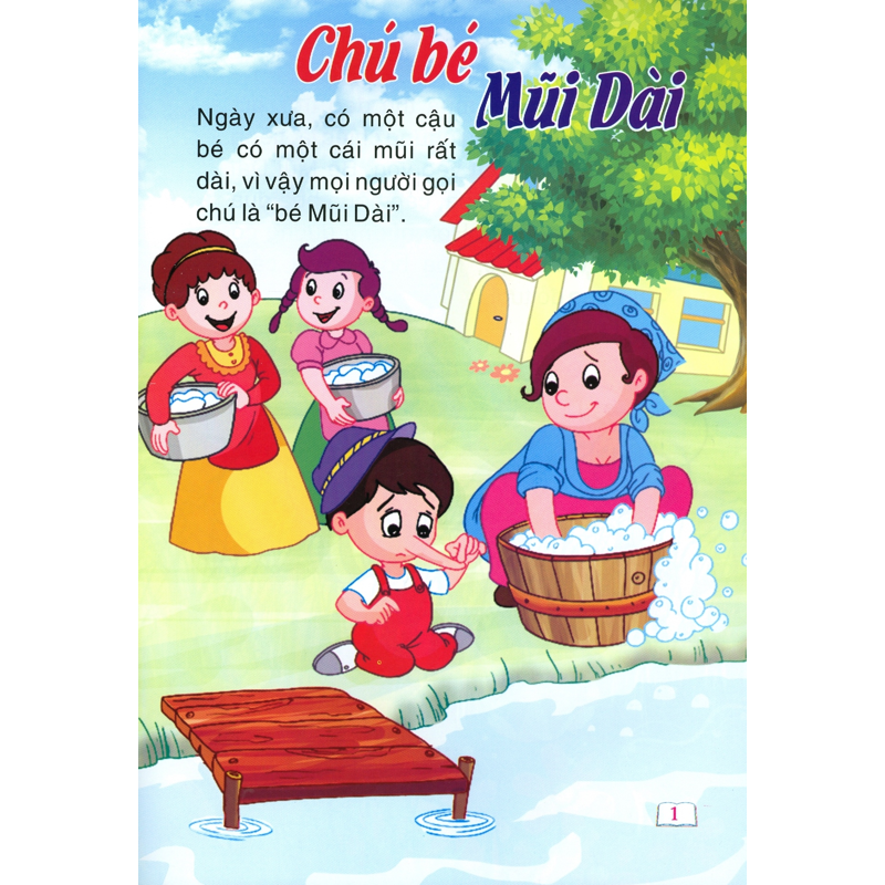 Chú Bé Mũi Dài - Cổ Tích Trăng Non (S.Màu)
