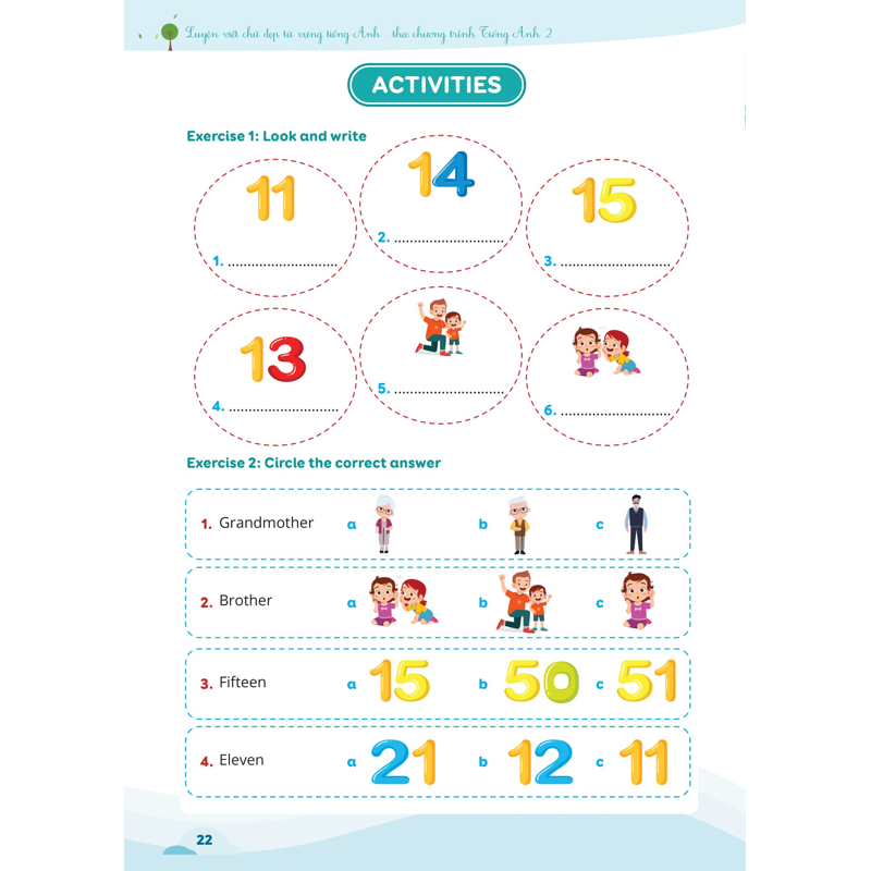 Luyện Viết Chữ Đẹp Từ Vựng Tiếng Anh - Theo Chương Trình Tiếng Anh 2