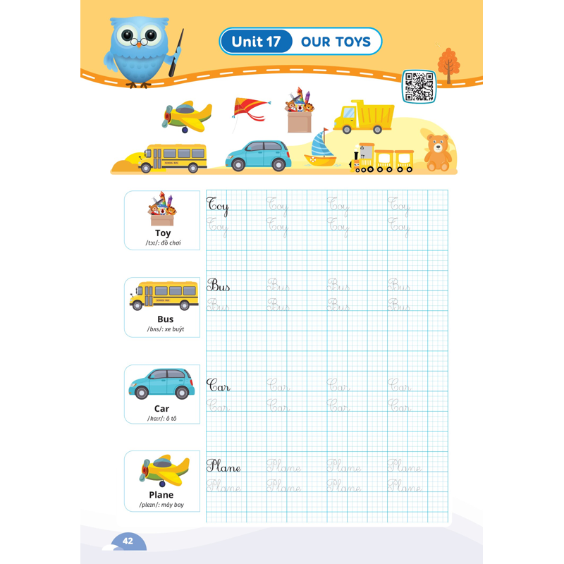 Luyện Viết Chữ Đẹp Từ Vựng Tiếng Anh - Theo Chương Trình Tiếng Anh 3