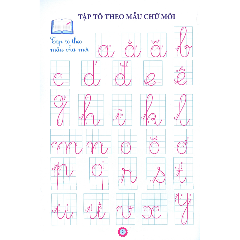 Chuẩn Bị Cho Bé Vào Lớp 1 - Luyện Viết Chữ Đẹp Tập 2