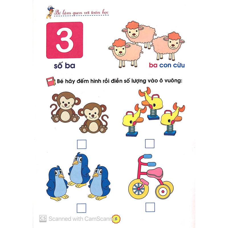 Chuẩn Bị Cho Bé Vào Lớp 1-Q3 Bé Làm Quen Toán Học (1 Sao)