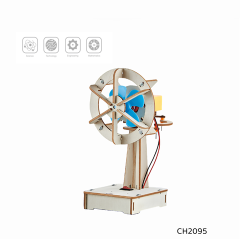 Chuang Huang Bộ Lắp Ráp Quạt Xoay Bằng Gỗ Ch2095