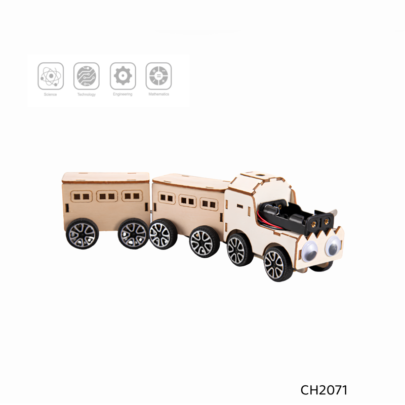 Chuang Huang Bộ Lắp Ráp Tàu Hỏa Bằng Gỗ Ch2071