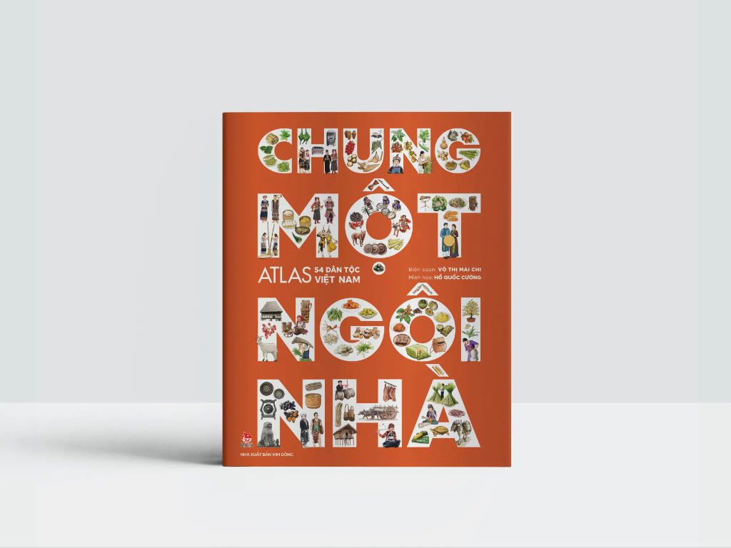 ATLAS 54 DÂN TỘC VIỆT NAM-CHUNG MỘT NGÔI NHÀ (BC)