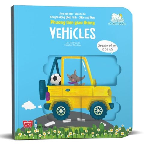 Chuyển Động Ghép Hình - Phương Tiện Giao Thông (Song ngữ Anh-Việt)