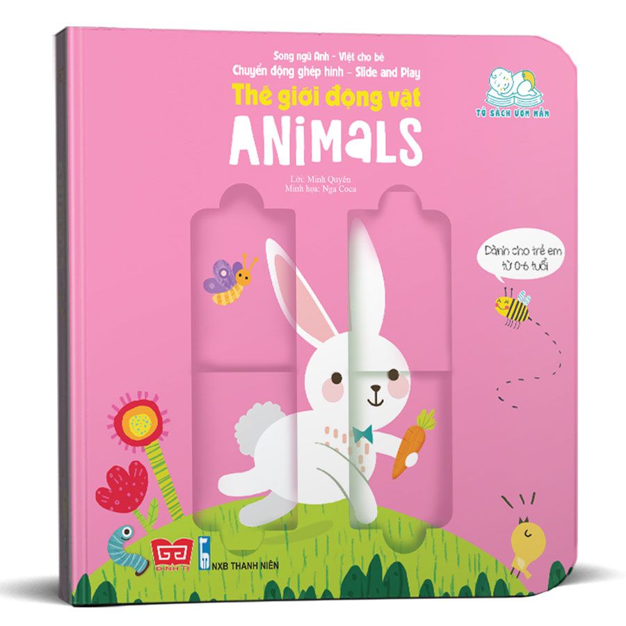 Chuyển Động Ghép Hình - Thế Giới Động Vật (Song ngữ Anh-Việt)