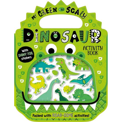 Shiny Stickers My Green and Scaly Dinosaur Activity Book