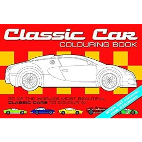 Classic Car Colouring Book