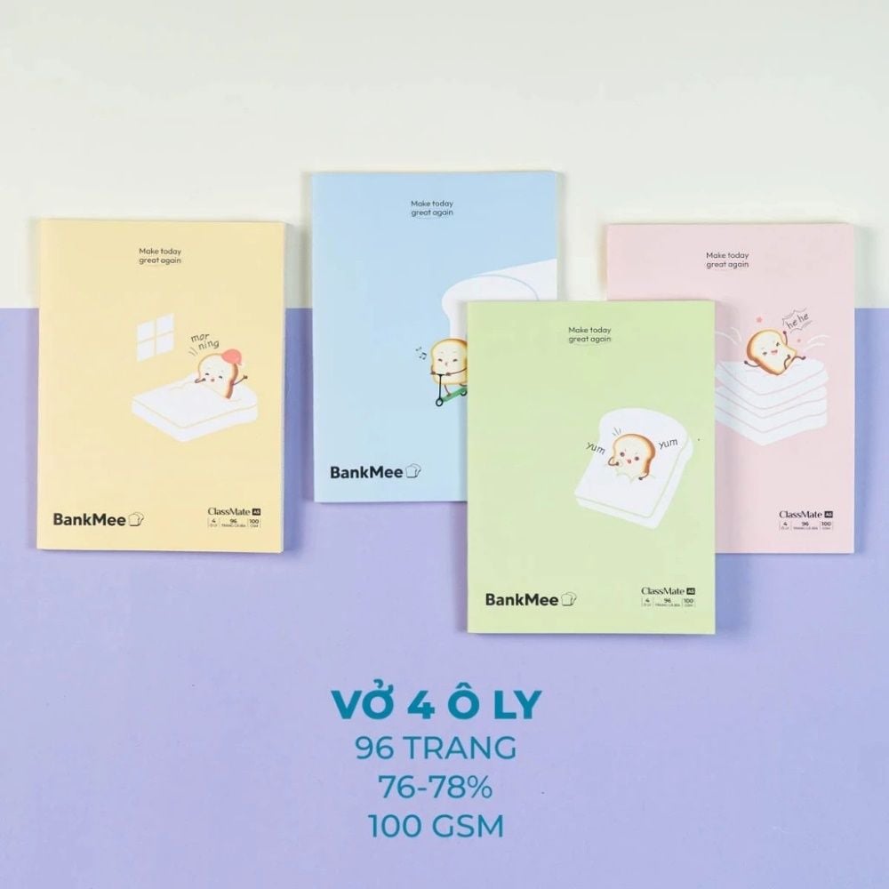 Tập Học Sinh 96tr Classmate DL100gsm 4oly NA5-09-015 (Giao mẫu ngẫu nhiên)