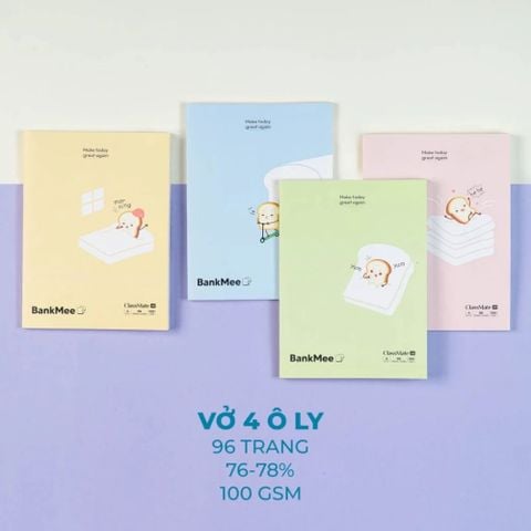 Tập Học Sinh 96tr Classmate DL100gsm 4oly NA5-09-015 (Giao mẫu ngẫu nhiên)