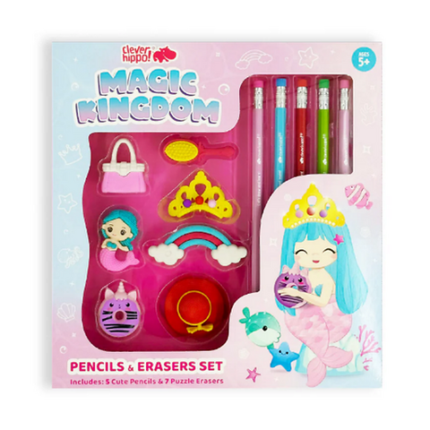 Cleverhippo - Combo Gôm Và Bút Chì Magic Kingdom  Ps03 (0035)